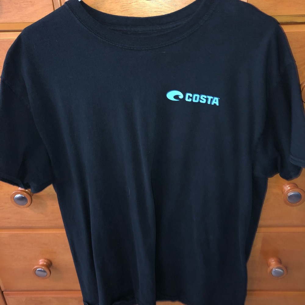 A navy blue costa shirt